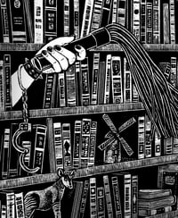 Image 2 of »Der Bücherwurm« (Small Print)