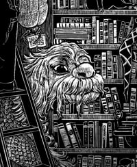 Image 3 of »Der Bücherwurm« (Small Print)