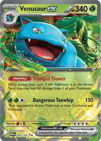 Venusaur ex - 003/165 - SV: Scarlet & Violet 151 - Near Mint