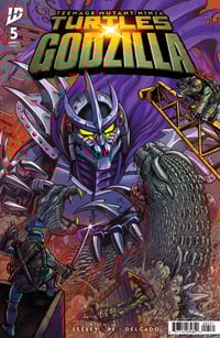 Image 2 of TMNT x Godzilla Issue 5 Original Cover Art