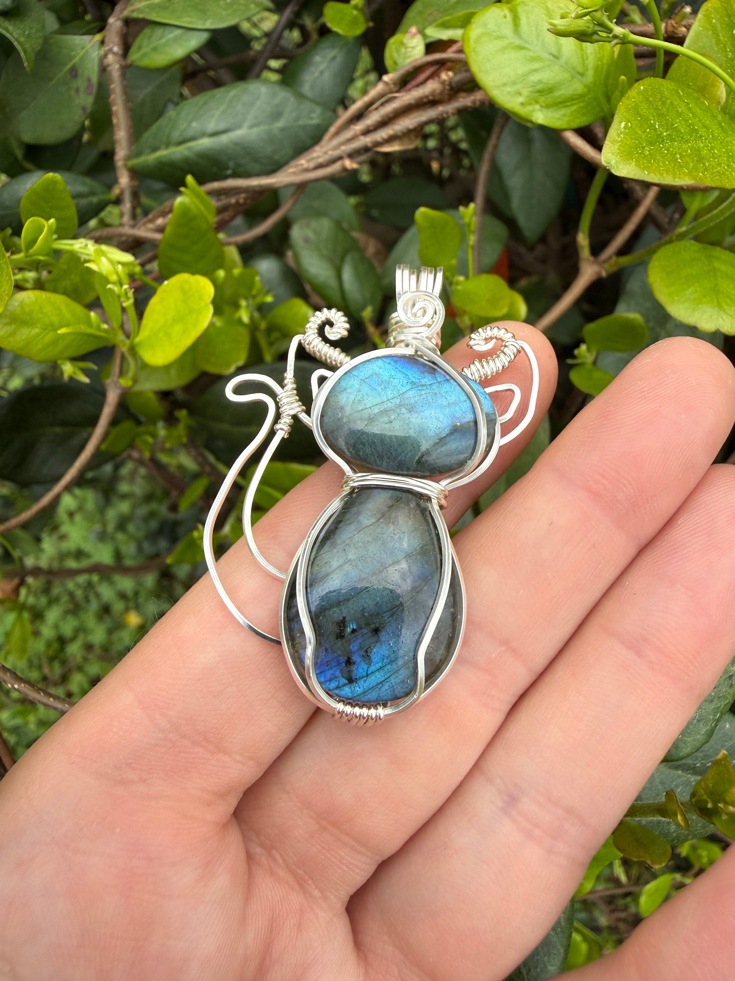 Blue Labradorite Kitty 