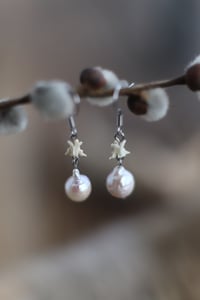 Image 5 of Orecchini Vertebre di serpente e Perle I