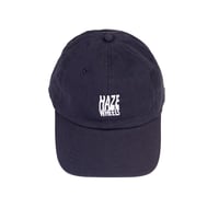 Haze cap square wavy navy blue 