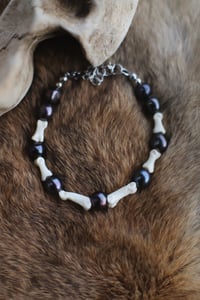 Image 4 of Bracciale Falangi di Volpe e Perle nere