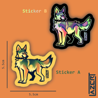Image 2 of Tamaskan Dog - Stickers