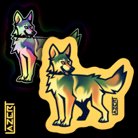 Image 1 of Tamaskan Dog - Stickers