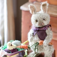 Image 1 of Master E. Bunny (& friend) ~ Original Work ~ 13.5"