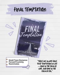 Final Temptation by Nicole Kennedy (Alpine Peak Book 2)