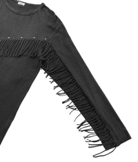 Image 2 of 80's Milkboy Fringe Long Sleeve - L
