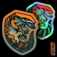 Image 1 of Blue-Tongued Skink - Stickers