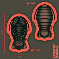 Image 2 of Giant Isopod  - Stickers