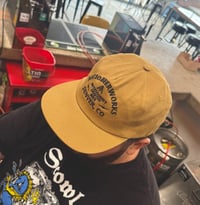 Wheat 5-panel "lightning" hat