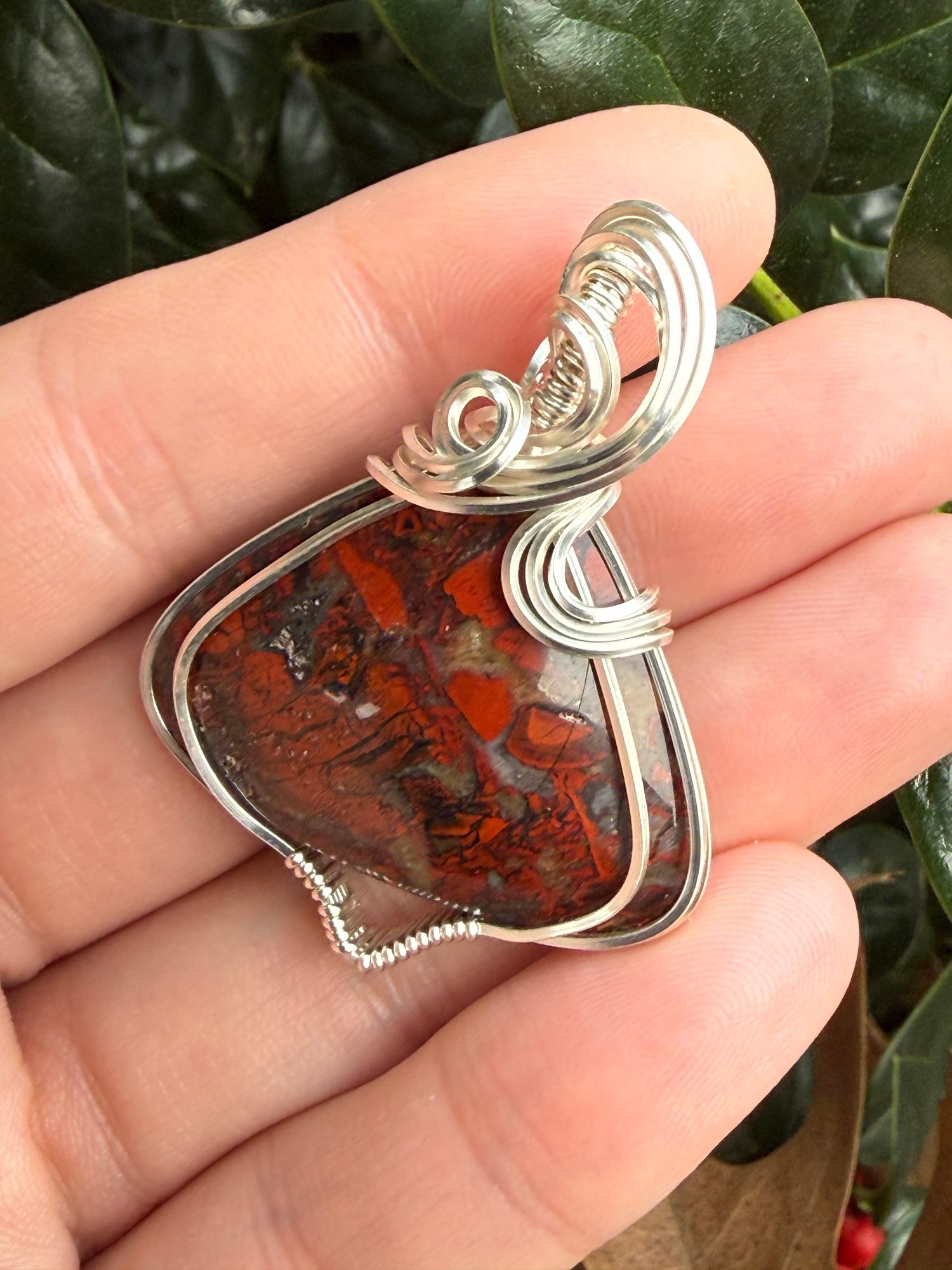 Bracciate Red Jasper (cut by me)