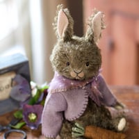 Image 2 of Chocolate Rabbit ~ Original Work ~ 9" to ear tips