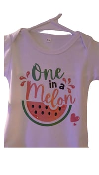 Baby Girl Onesie One in A Melon