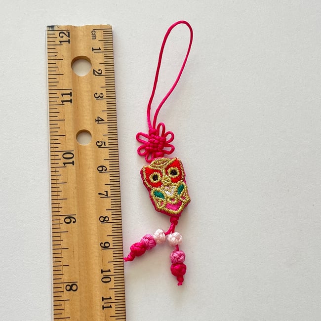 'owl' traditional korean tassel norigae