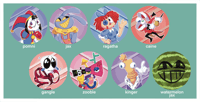 Image of The Amazing Digital Circus Badges
