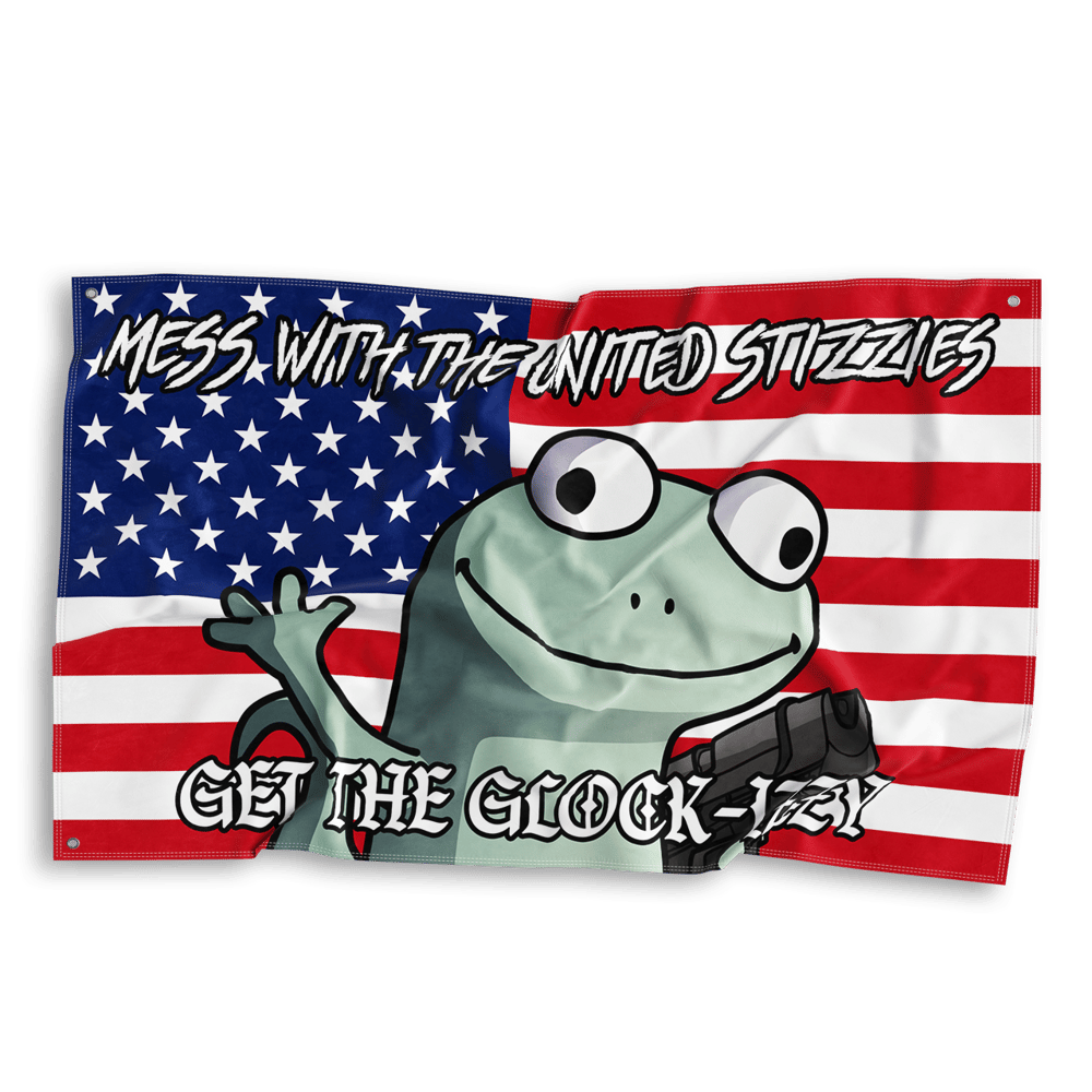Image of United States Of Glock-Izard Flag