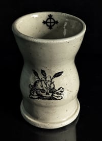 Image 2 of Folk Skull Vase