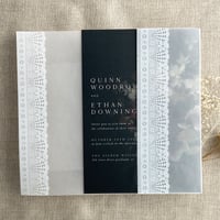 Image 3 of Custom made order - 30 x white ink printing custom sized vellum wrap