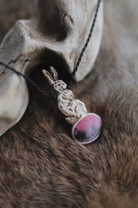 Image 1 of Collana Lepre e Rodocrosite