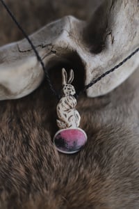 Image 3 of Collana Lepre e Rodocrosite