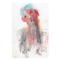 Image 1 of Listen  - Charcoal and Soft Pastels on Paper  