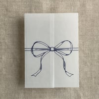Image 8 of Minimalist ribbon bow vellum wrap PACK of 10