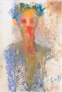 Image 2 of Walking Home  - Charcoal, Coloured Pencil  and Soft Pastels on Paper  