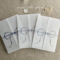 Image 15 of Minimalist ribbon bow vellum wrap PACK of 10