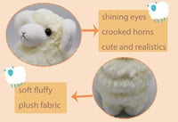 Image 5 of 👑The Armored Kingdom Little Lamby Cuddle Buddy Sheep Plushie-Plush Toy-Ultra Soft-Snuggly
