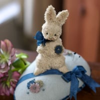 Image 3 of White Chocolate Bunny ~ Original Work ~ 6.5" x 6.5"