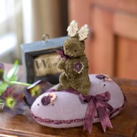 Image 3 of Chocolate Bunny ~ Original Work ~ 6.5" x 6.5"