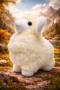 Image 1 of 👑The Armored Kingdom Little Lamby Cuddle Buddy Sheep Plushie-Plush Toy-Ultra Soft-Snuggly