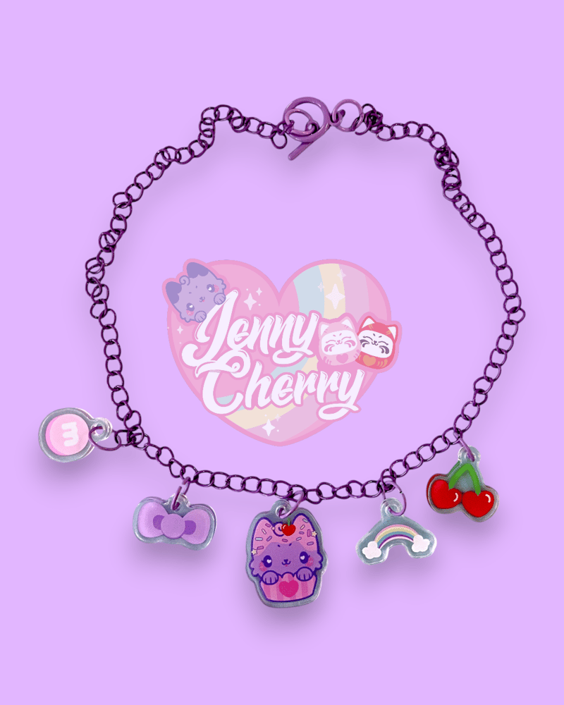 Image of Kawaii Charm Necklace – Chubby Cat