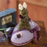 Image 4 of Chocolate Bunny ~ Original Work ~ 6.5" x 6.5"