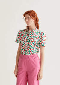 Image 1 of Soda Cherry Button Up Top