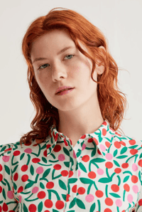 Image 4 of Soda Cherry Button Up Top