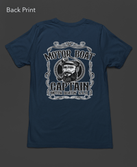 Image 2 of Motor Boat'n Captain Tee