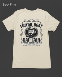 Image 3 of Motor Boat'n Captain Tee