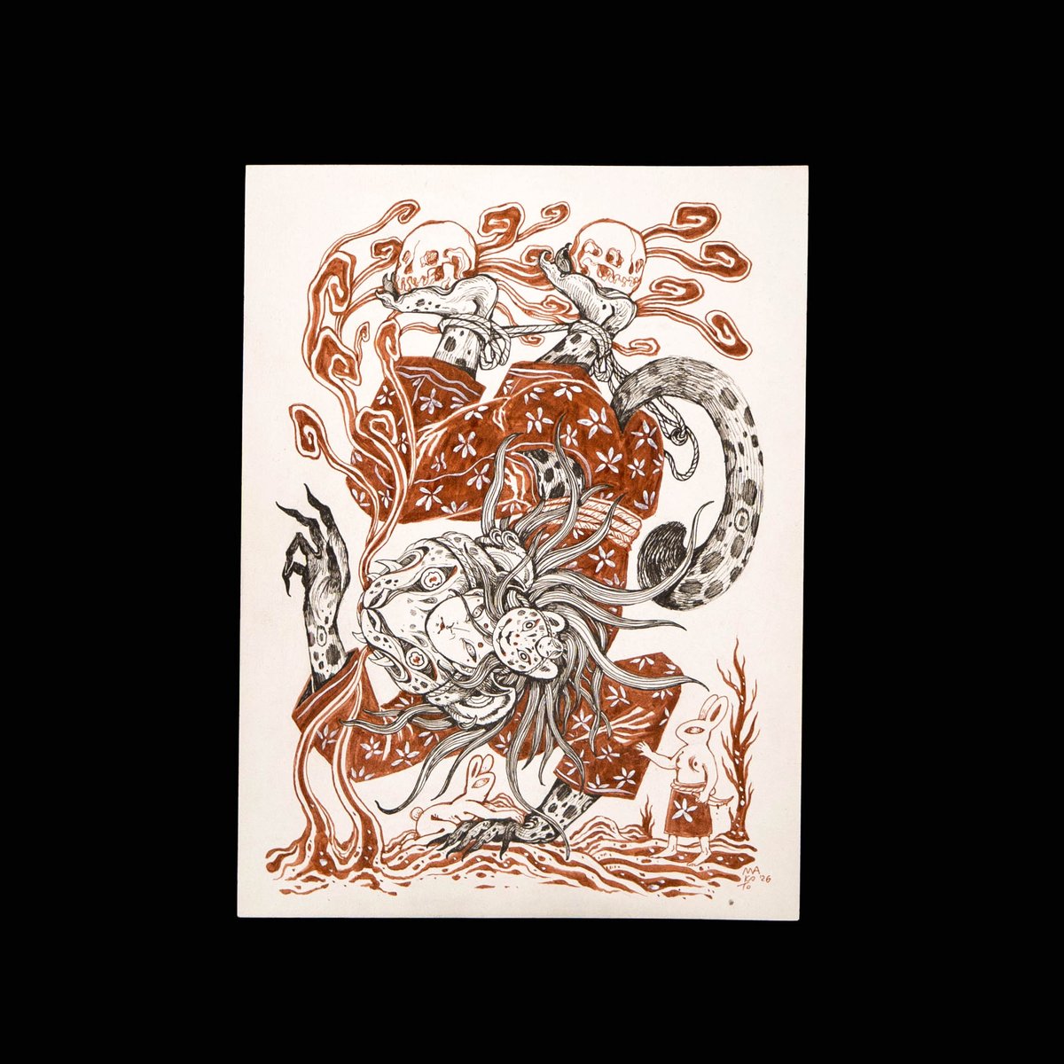 Image of Balancing Act - Original Drawing