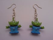 Image of TOY STORY ALIEN EARRINGS (DANGLIES)