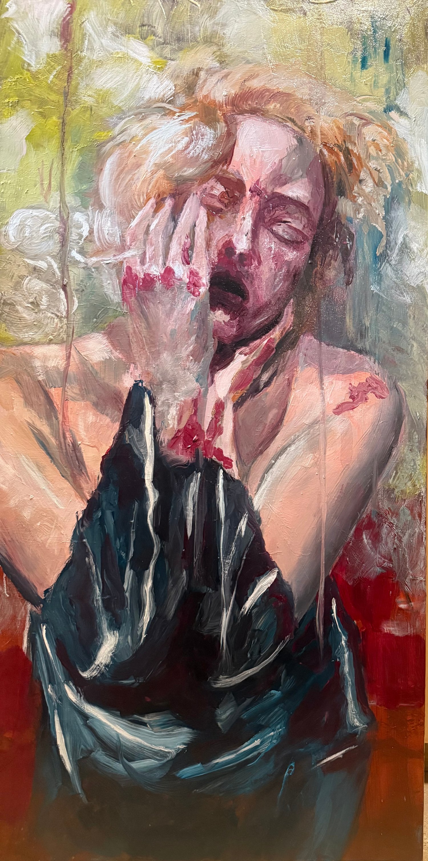 Painting - Pain is temporary, victory is eternal 