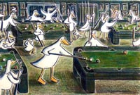 Image 1 of Shooting Pool with the Goose
