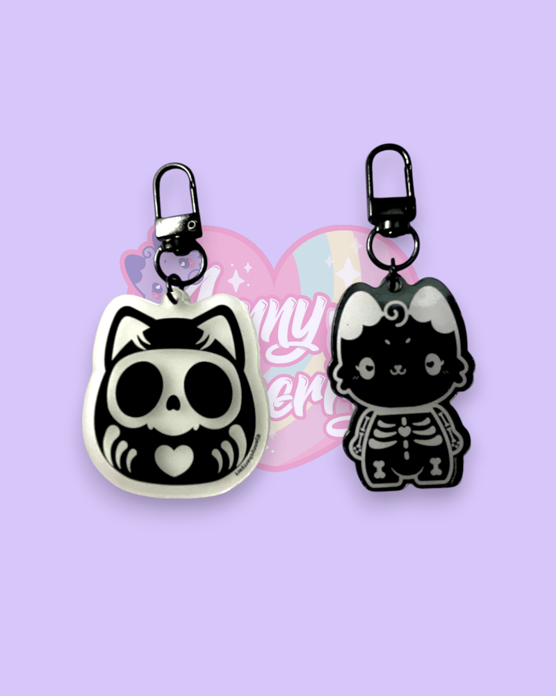 Image of  Dark Darumiau & Chubby Cat (GID)