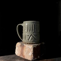 Image 1 of Script mug celadon 