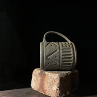 Image 3 of Script mug celadon 