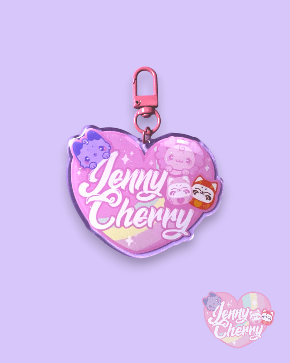 Image of Keychain – Jenny Cherry Logo