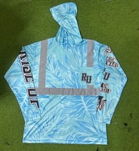 LIGHT BLUE PALM HIVIZ HOODIE