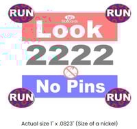 ARC *RUN* Bib Buttons